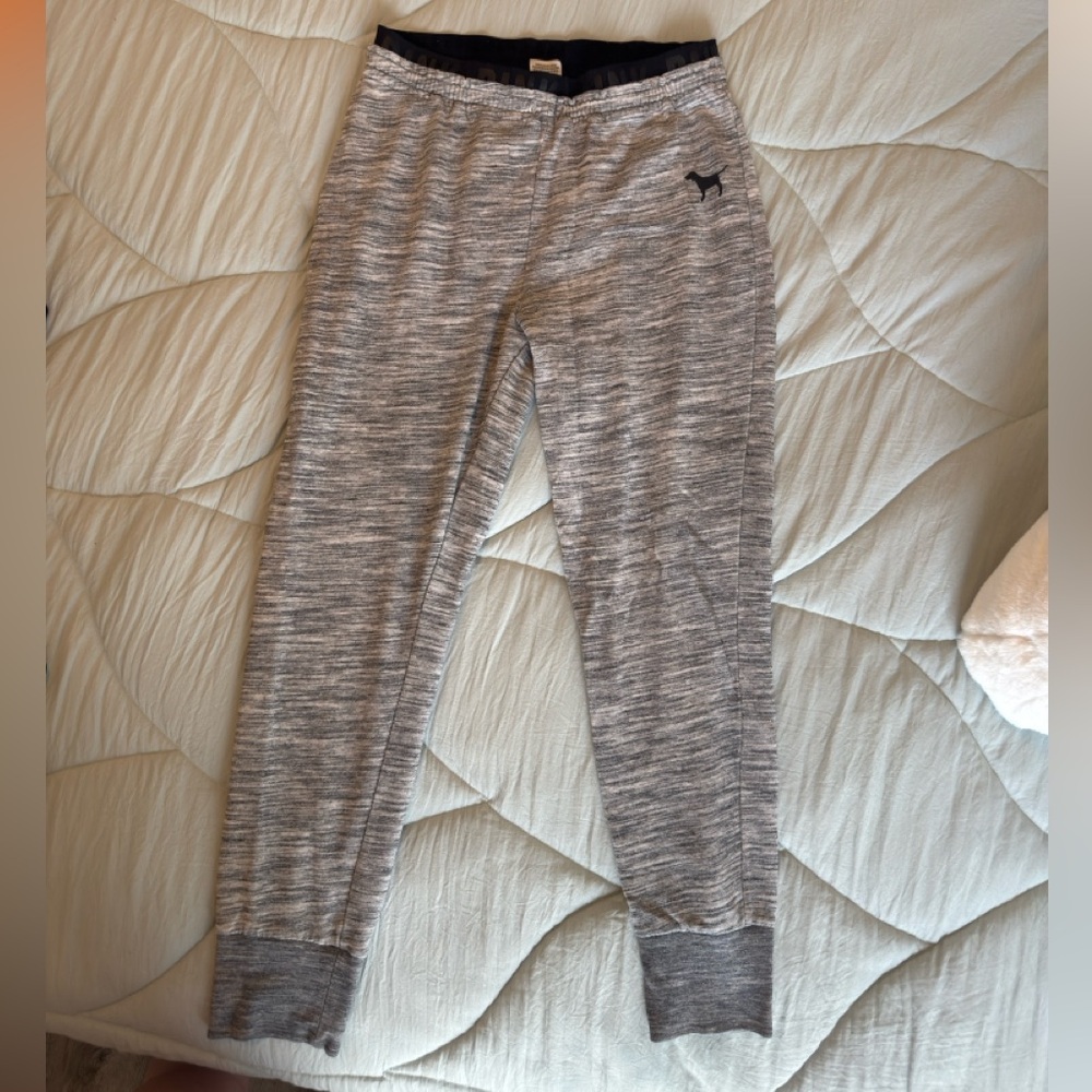 PINK Victoria's Secret Gray Marled Girls' Jogger Sweatpants